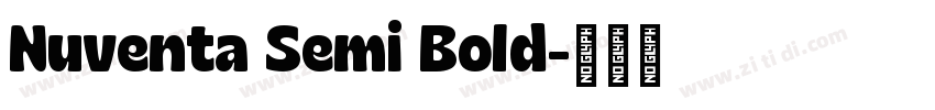 Nuventa Semi Bold字体转换 Nuventa Semi Bold字体转换